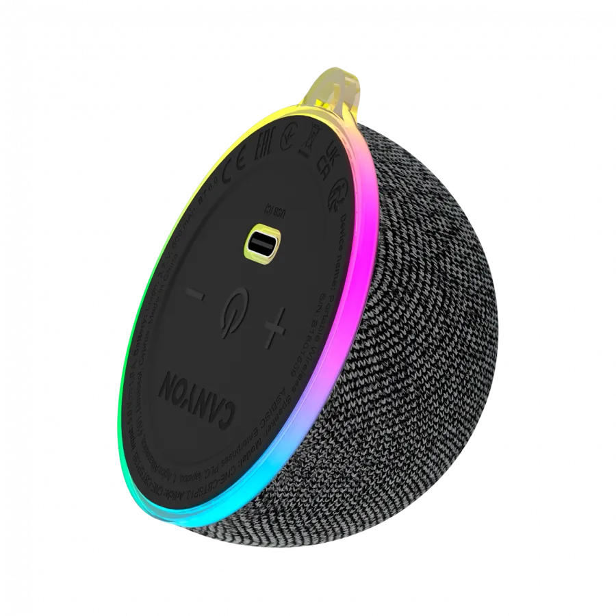 CANYON Magnetic BT speaker OnMove 13 5W Black thumbnail 2