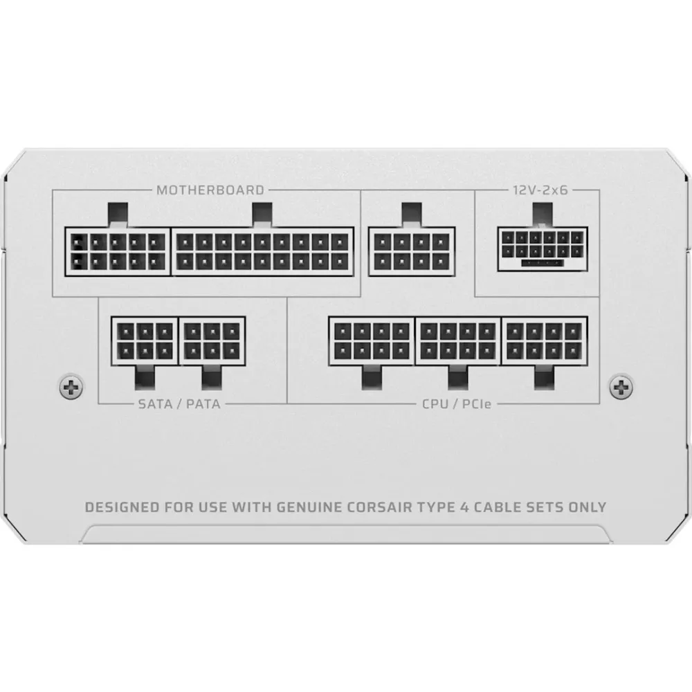 Zasilacz Corsair RM1000e 2025 White 1000W ATX 3.1 thumbnail 3