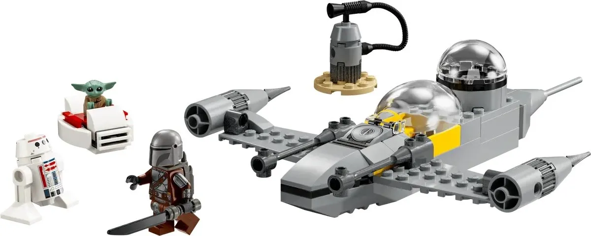 LEGO Star Wars 75410 - Myśliwiec N-1 Mando i Grogu thumbnail 3