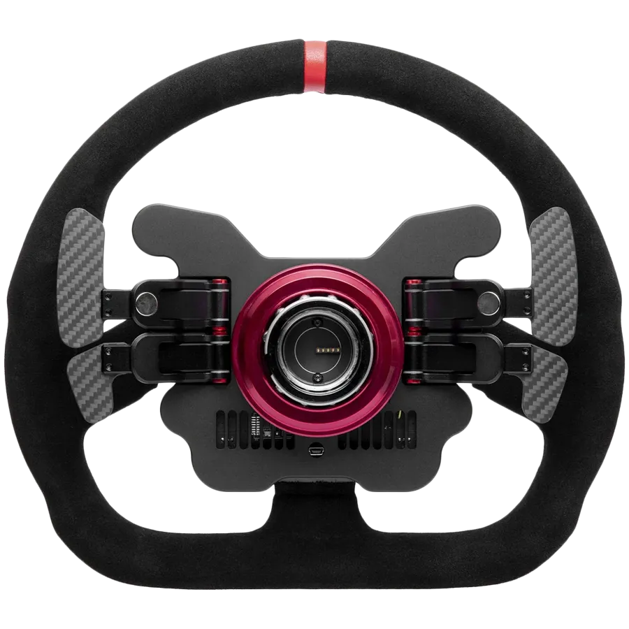 SIMAGIC Kierownica GT1 D-typ 330 mm, QR70, magnetyczne łopatki, zamsz, S212 thumbnail 2