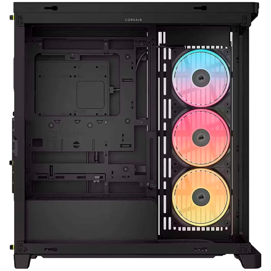 CORSAIR FRAME 4500X LX-R RGB Tempered Glass Mid-Tower, Black thumbnail 3