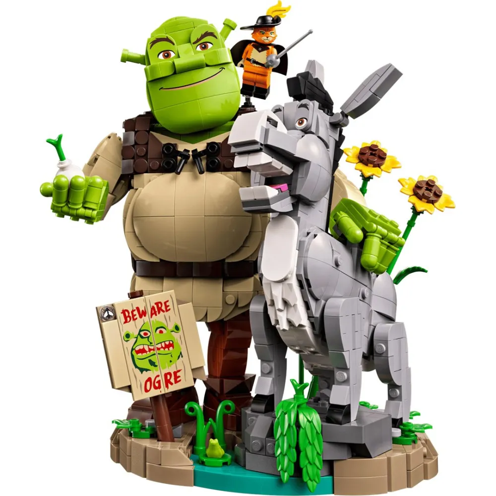 LEGO ICONS 72423 Shrek, Osioł i Kot w butach thumbnail 3