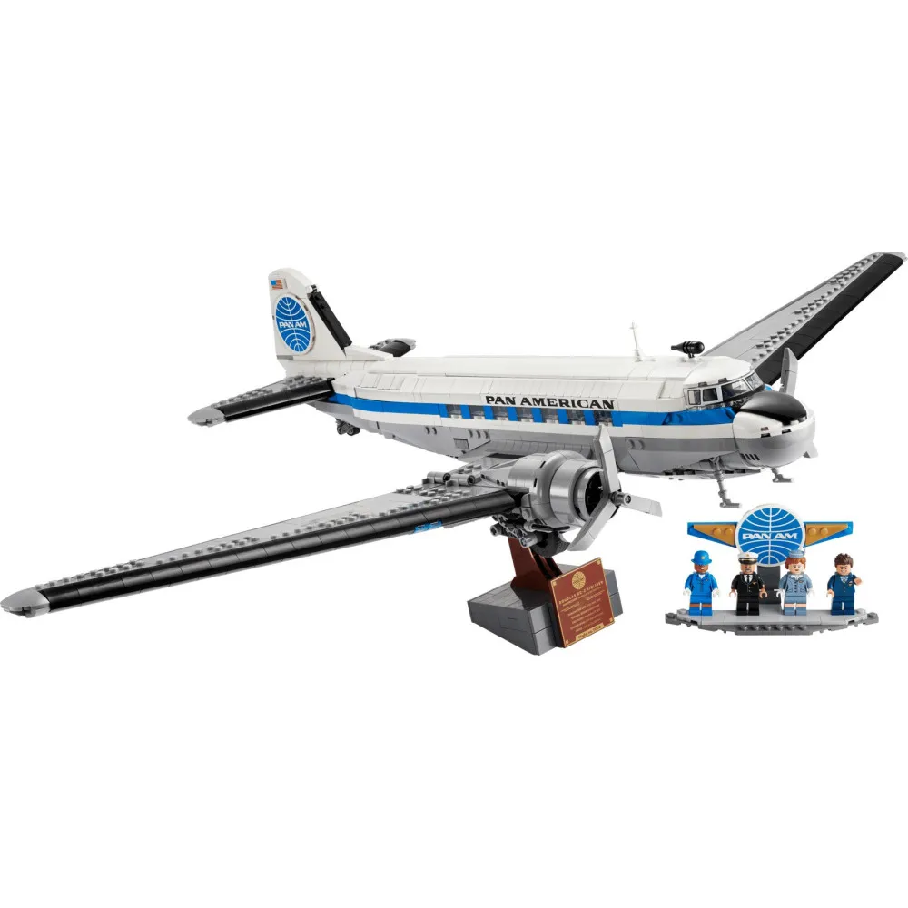LEGO Icons 11378 - Samolot pasażerski Douglas DC-3 PAN AM thumbnail 3