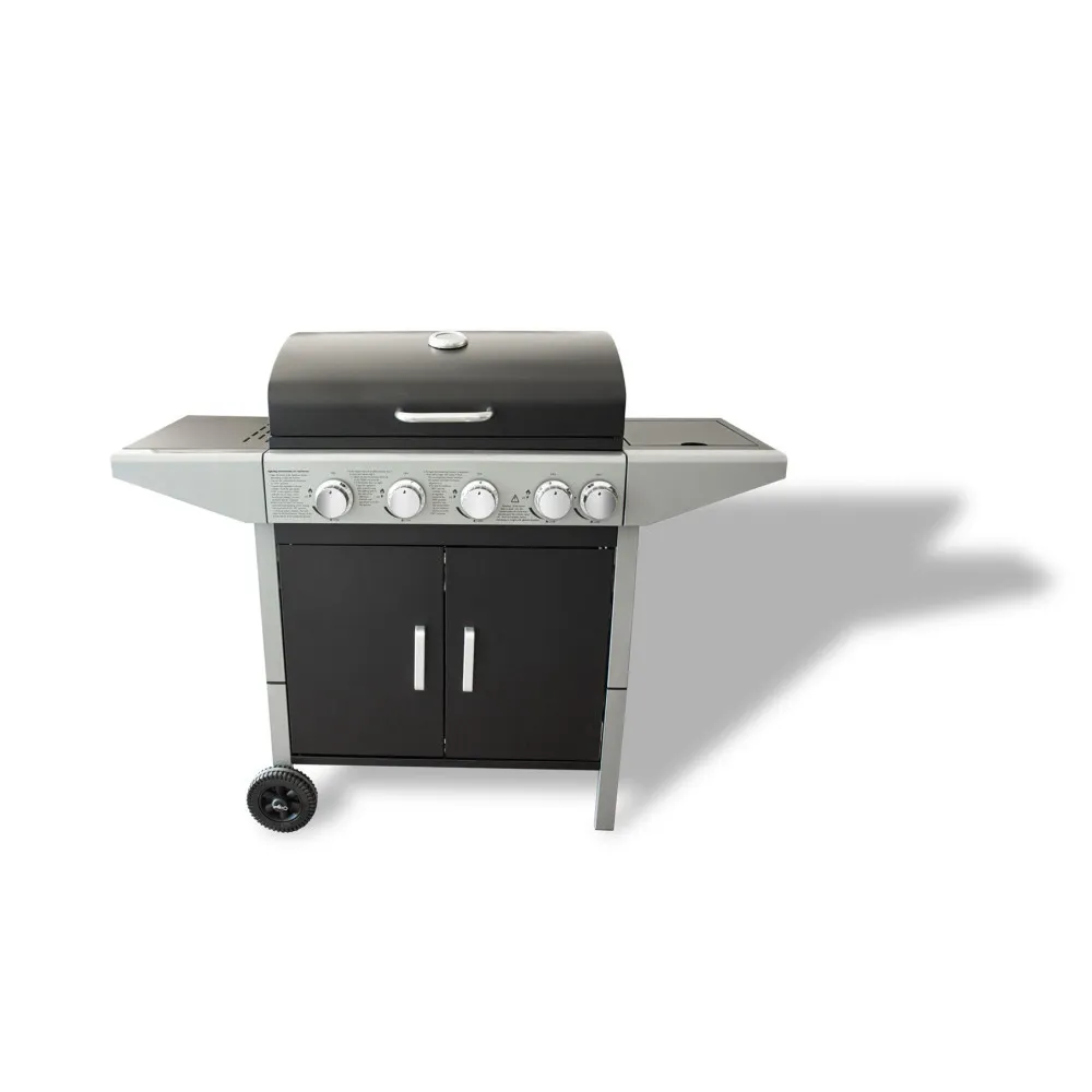 Grill gazowy z rusztem żeliwnym Ravanson GO-4 13,3 kW thumbnail 2