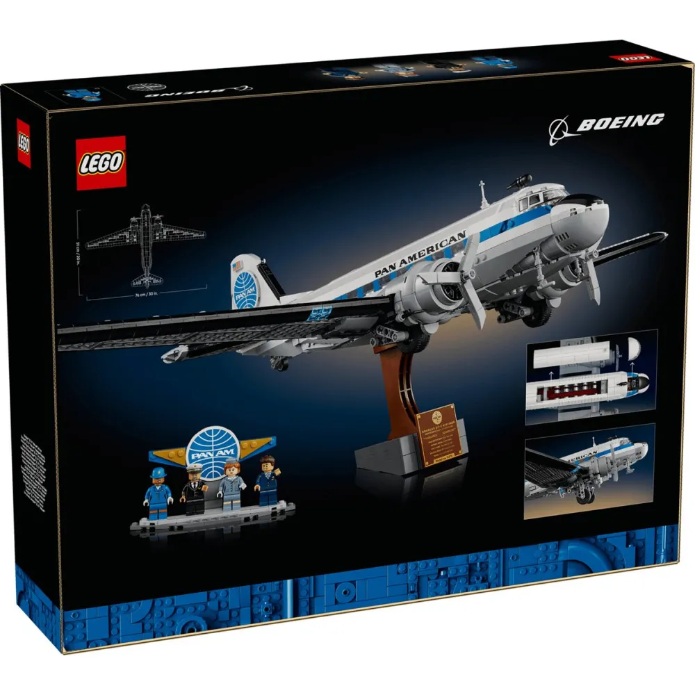 LEGO Icons 11378 - Samolot pasażerski Douglas DC-3 PAN AM thumbnail 2