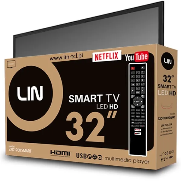 TV 32 LIN 32D1700 SMART HD Ready DVB-T2 thumbnail 2