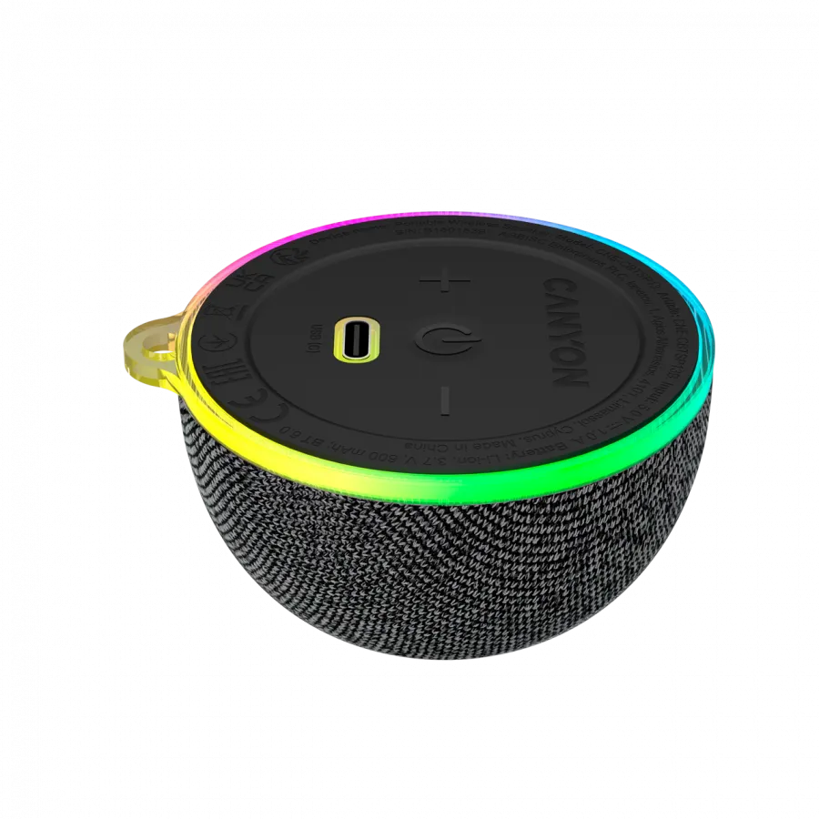 CANYON Magnetic BT speaker OnMove 13 5W Black thumbnail 3