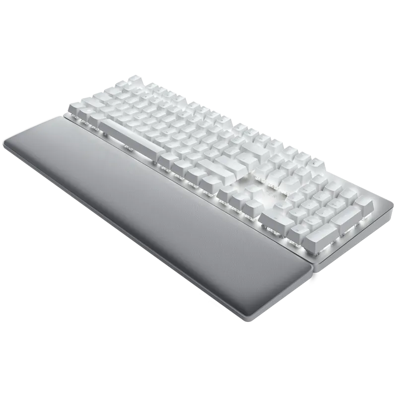 Razer Pro Type Ultra - US Layout, Wireless Mechanical Keyboard for Productivity, Razer Yellow Mechanical Switch, Bluetooth and Razer HyperSpeed (2.4GHz), Backlit keys (white LED), USB-C, Plush leatherette wrist rest, Soft-touch coating thumbnail 3