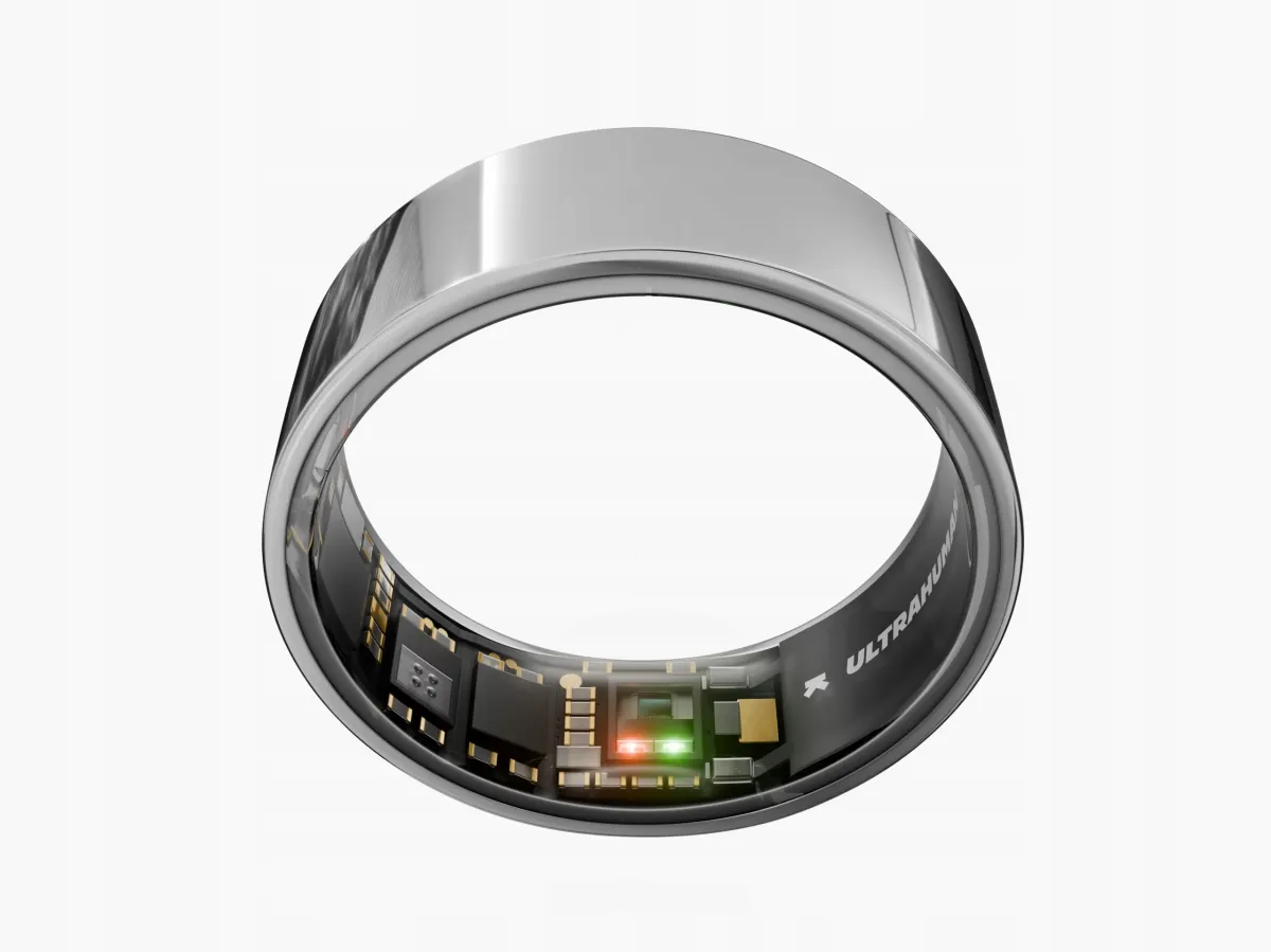 Smart ring Ultrahuman Ring Air srebrny inteligentny pierścień rozmiar 5 thumbnail 3