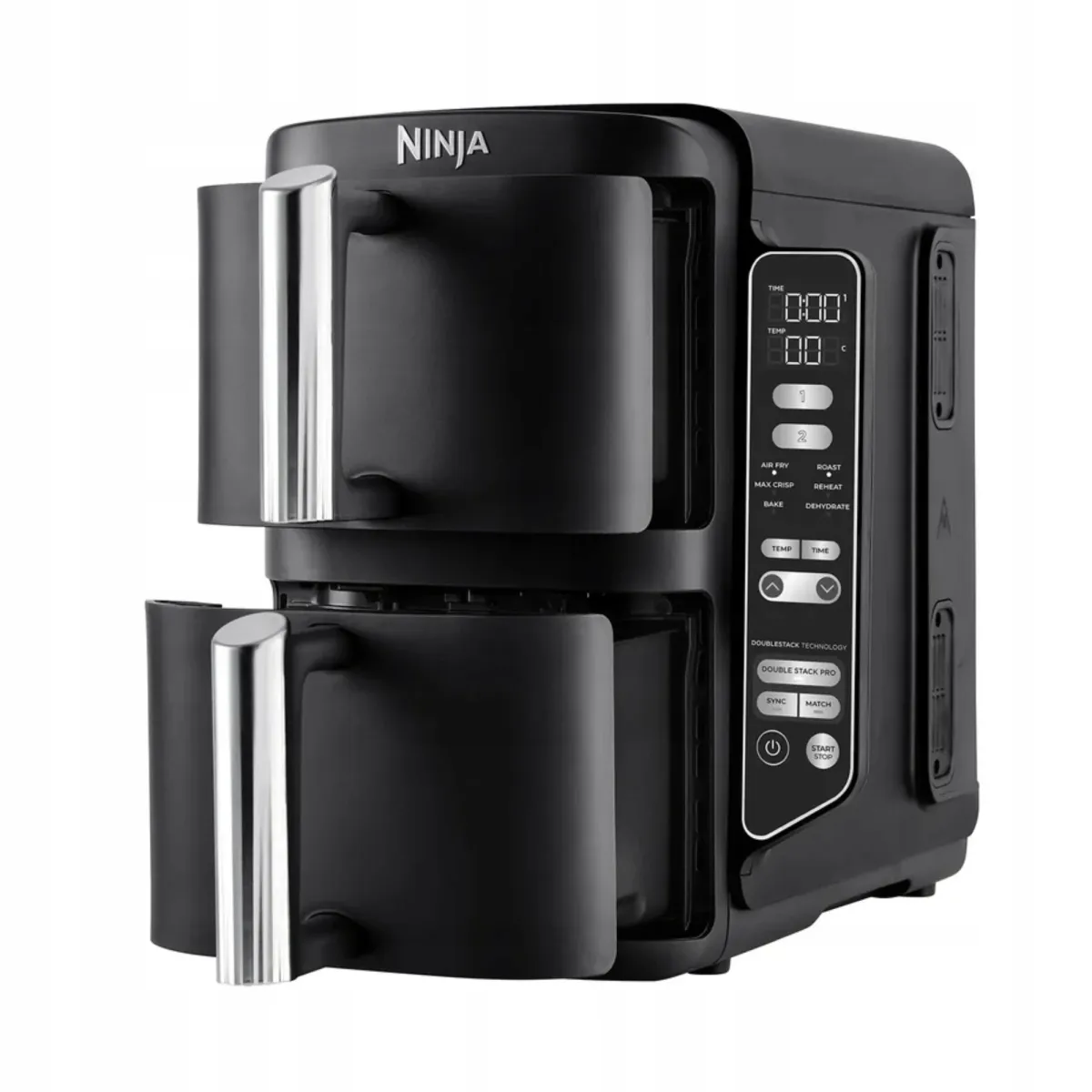 Frytkownica beztłuszczowa Ninja SL300EU air fryer 7,6l podwójny 2 komory thumbnail 2