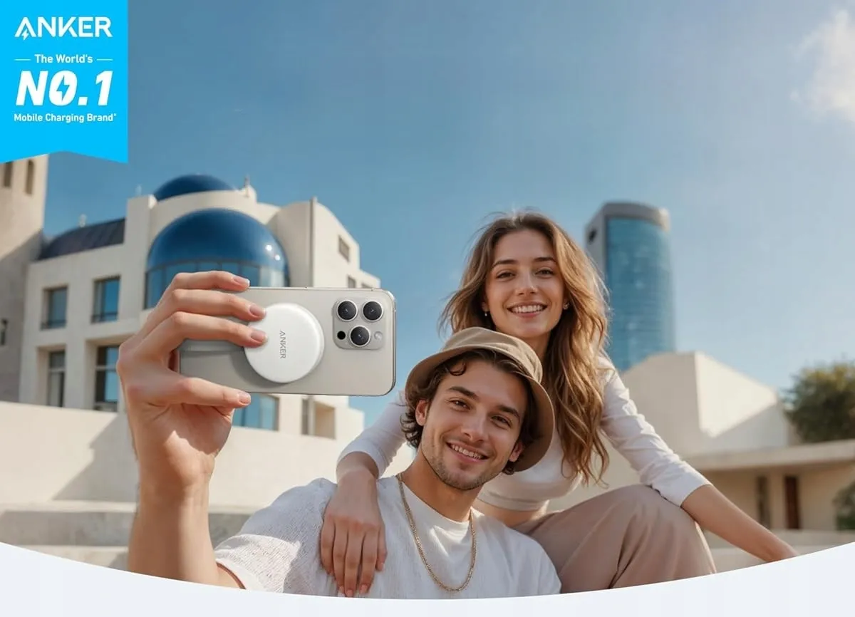 Adapter ANKER MagGo USB-C, 3-w-1,10 Gbps, Dla iPhone, Biały thumbnail 3