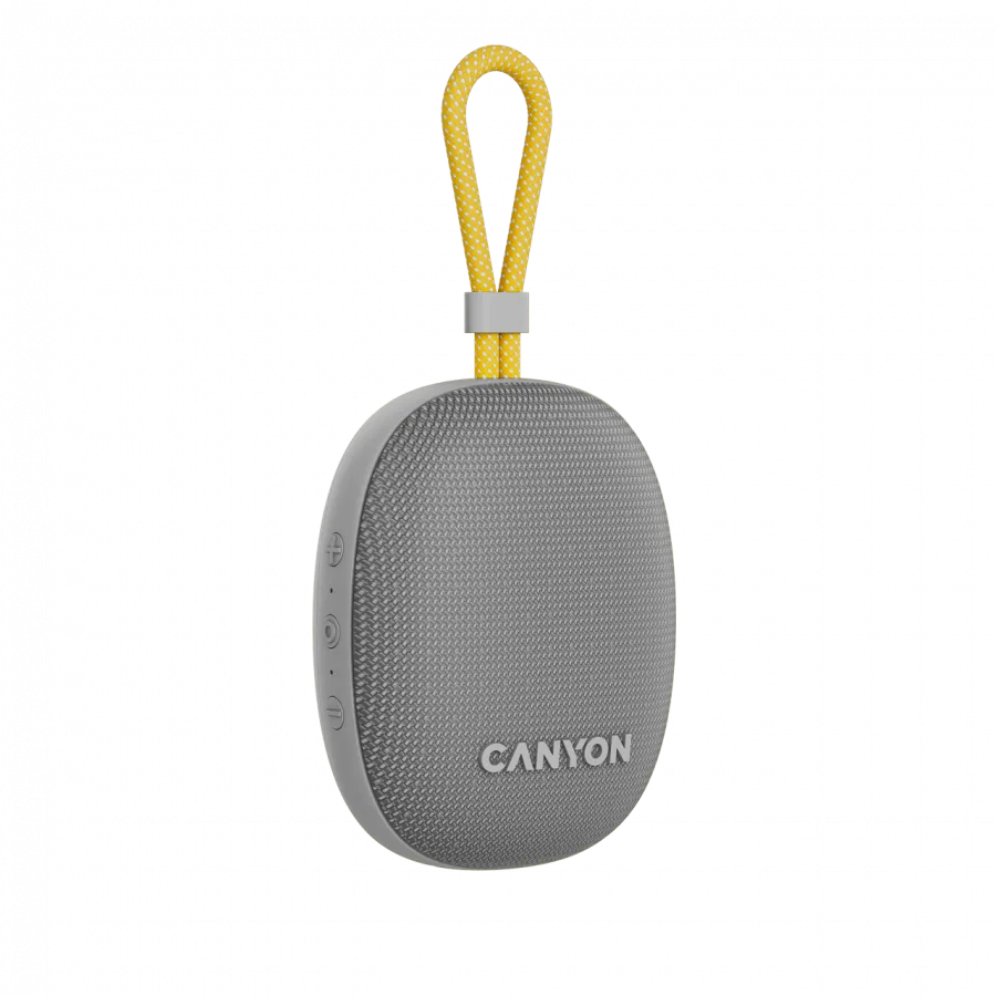CANYON Głośnik Bluetooth OnMove 12 IPX7 TWS 5W Szary thumbnail 3