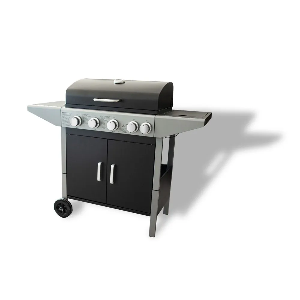 Grill gazowy z rusztem żeliwnym Ravanson GO-4 13,3 kW thumbnail 3