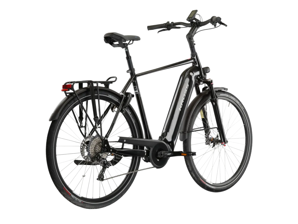 Rower elektryczny KROSS Trans Hybrid Prestige rozmiar L Czarny thumbnail 3