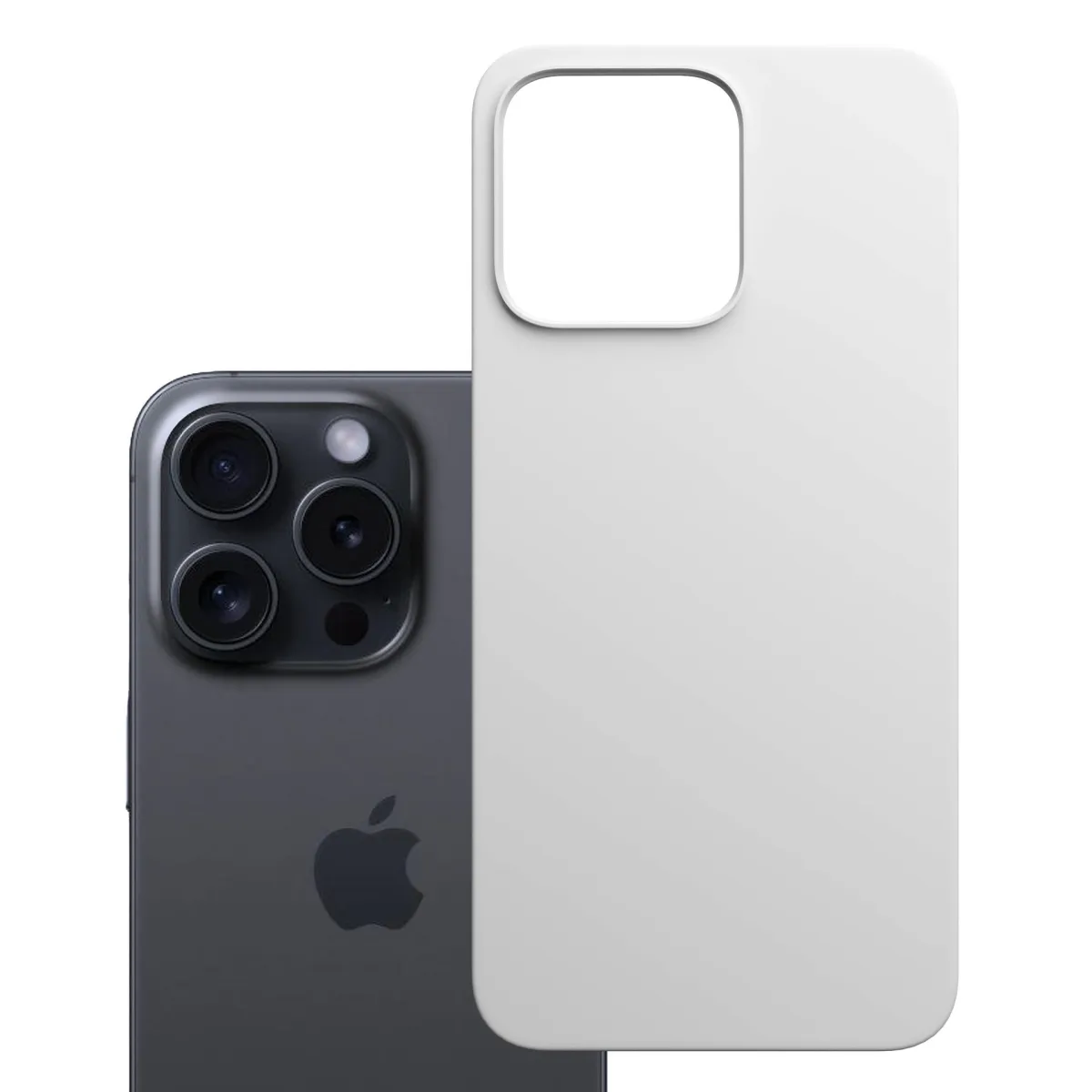 Apple iPhone 13 Pro - 3mk Hardy MagSilicone Silver-White thumbnail 3