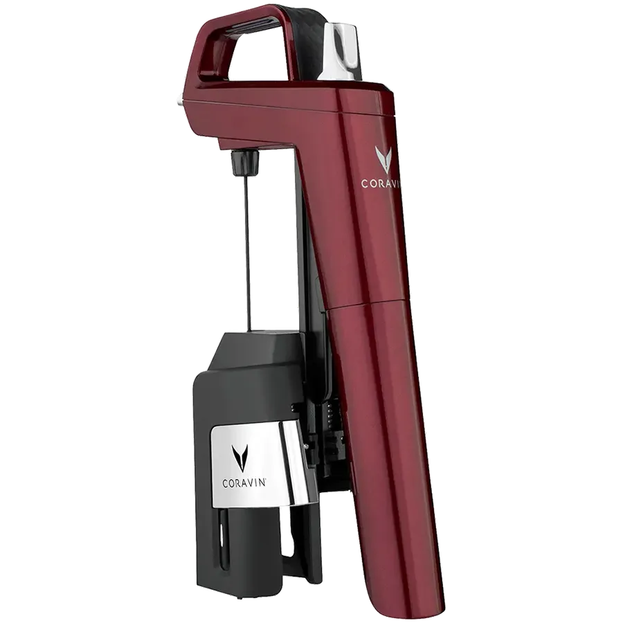 CORAVIN Timeless Six Plus, System do przechowywania wina, Burgundowy thumbnail 2