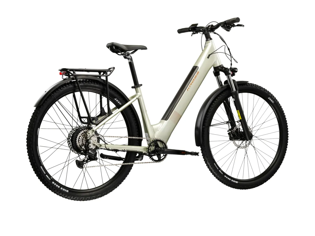 Rower elektryczny KROSS Solar Boost 2.0 Suv LS rozmiar L Srebrny thumbnail 3