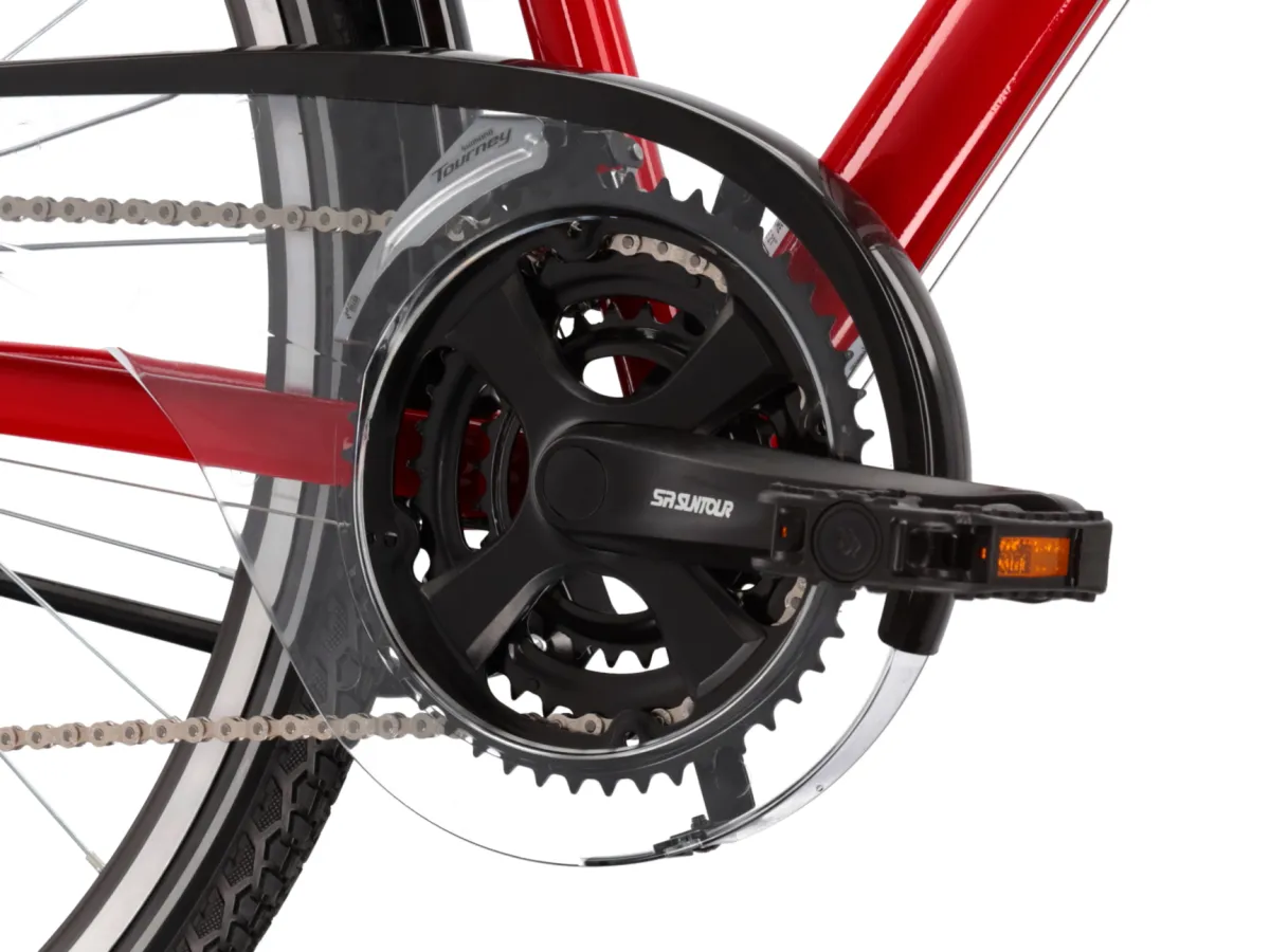 Rower trekkingowy KROSS Trans 3.0 rozmiar M Czerwony thumbnail 3