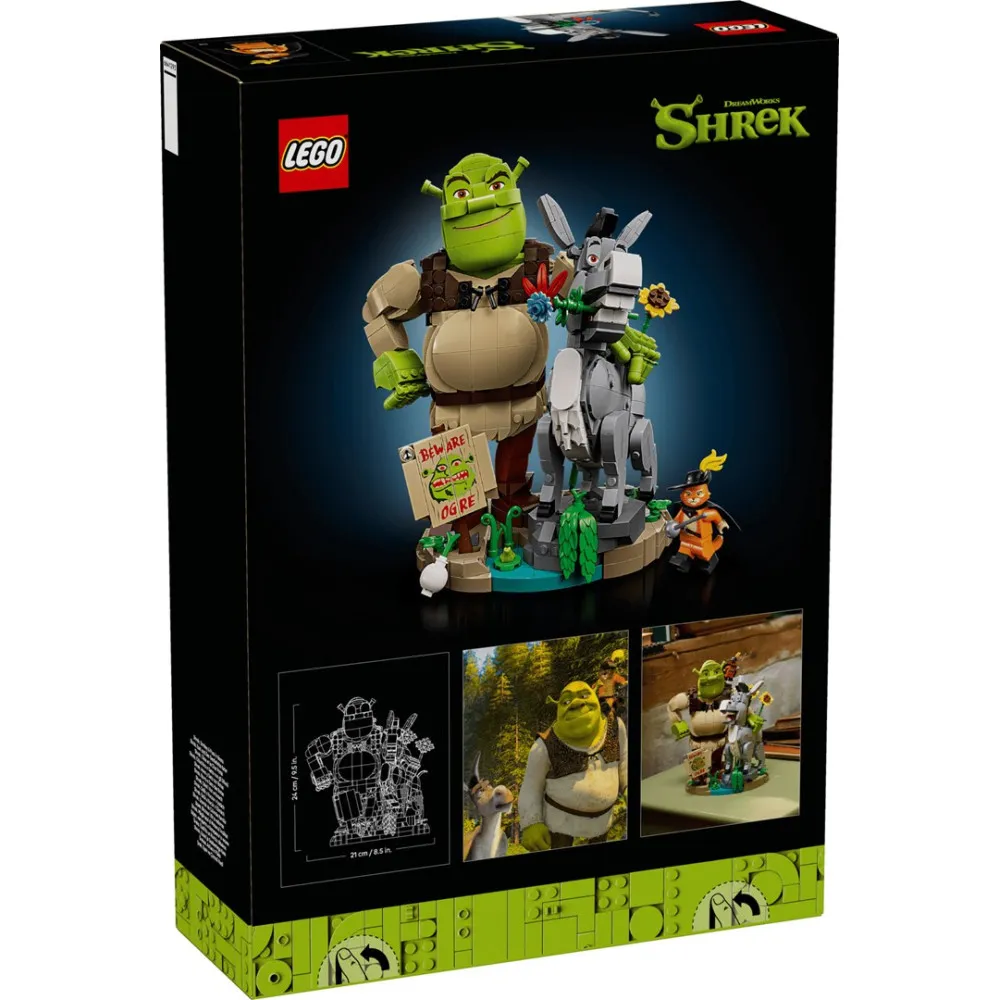 LEGO ICONS 72423 Shrek, Osioł i Kot w butach thumbnail 2