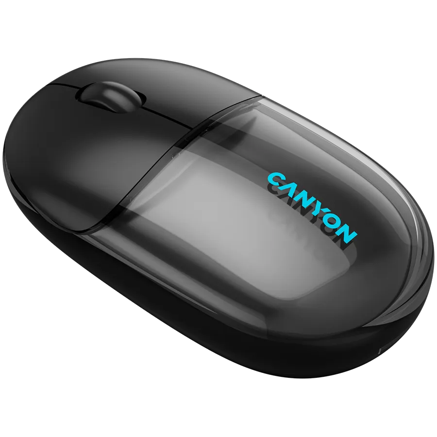 CANYON mouse OnClick 24 BT/ Wireless Transparent/Black thumbnail 3