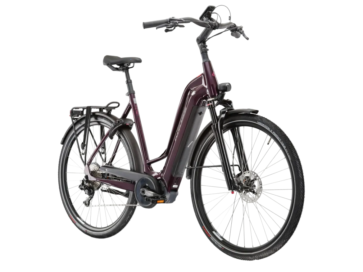 Rower elektryczny KROSS Trans Hybrid Prestige rozmiar M Fioletowy thumbnail 2