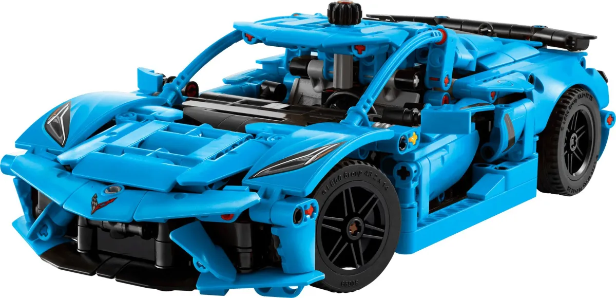 LEGO Technic 42217 - Niebieski Chevrolet Corvette Stingray thumbnail 2