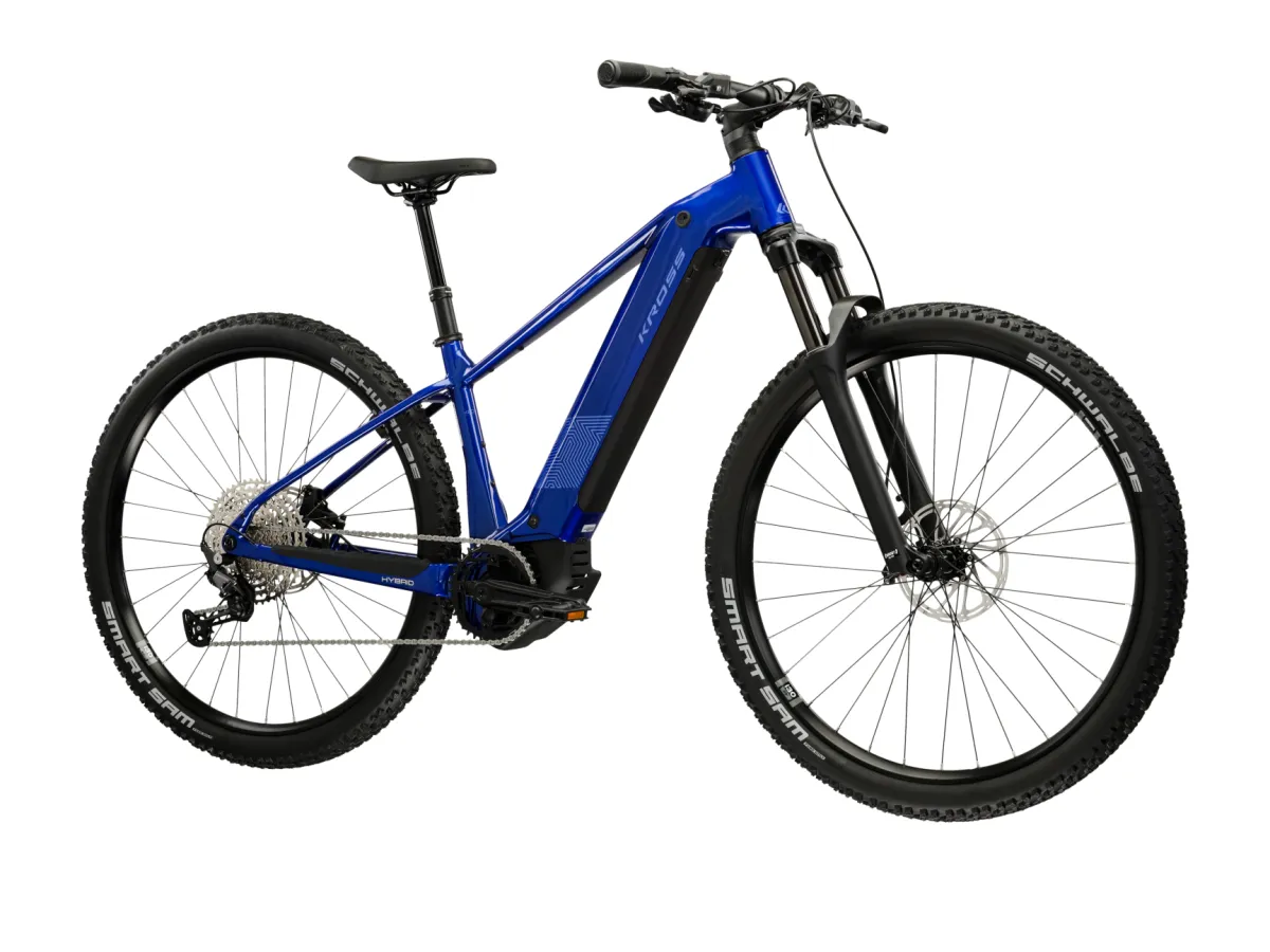 Rower elektryczny KROSS Influx Hyb 4.0 800 rozmiar M Granatowy thumbnail 2