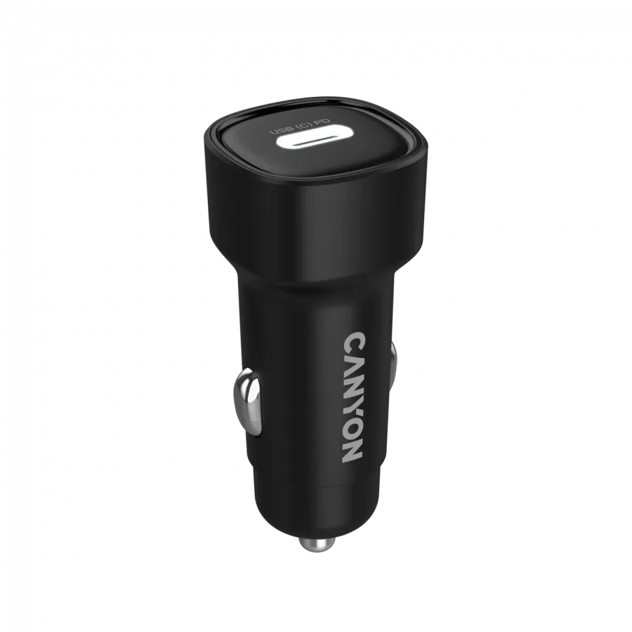 CANYON Ładowarka samochodowa OnDrive 30 PD 30W USB-C czarna thumbnail 3