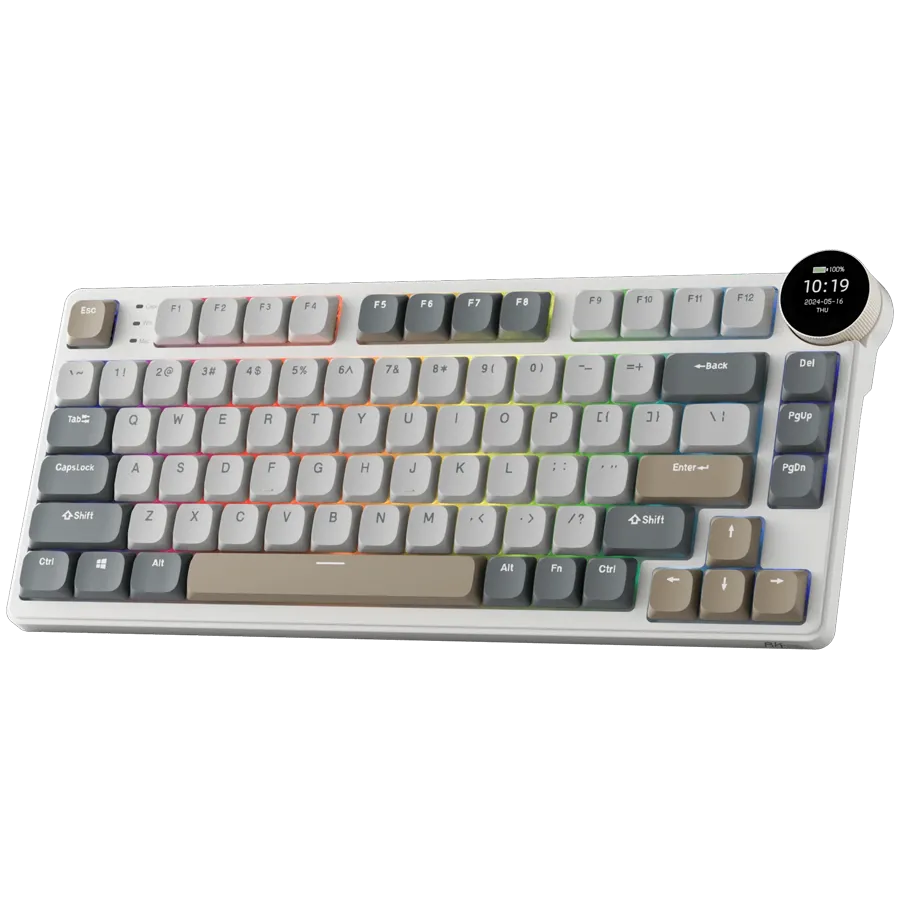 ROYAL KLUDGE RK N80 Pearly Dawn Gaming Keyboard Brown switch thumbnail 2