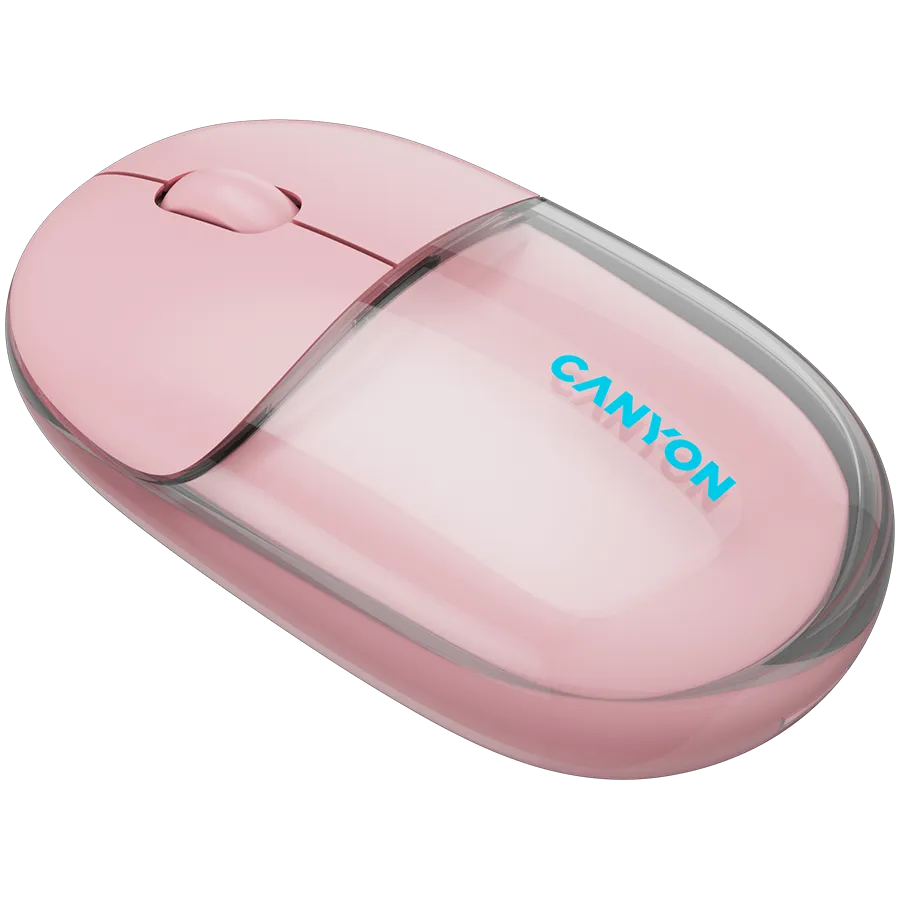 CANYON mouse OnClick 24 BT/ Wireless Transparent/Pink thumbnail 3