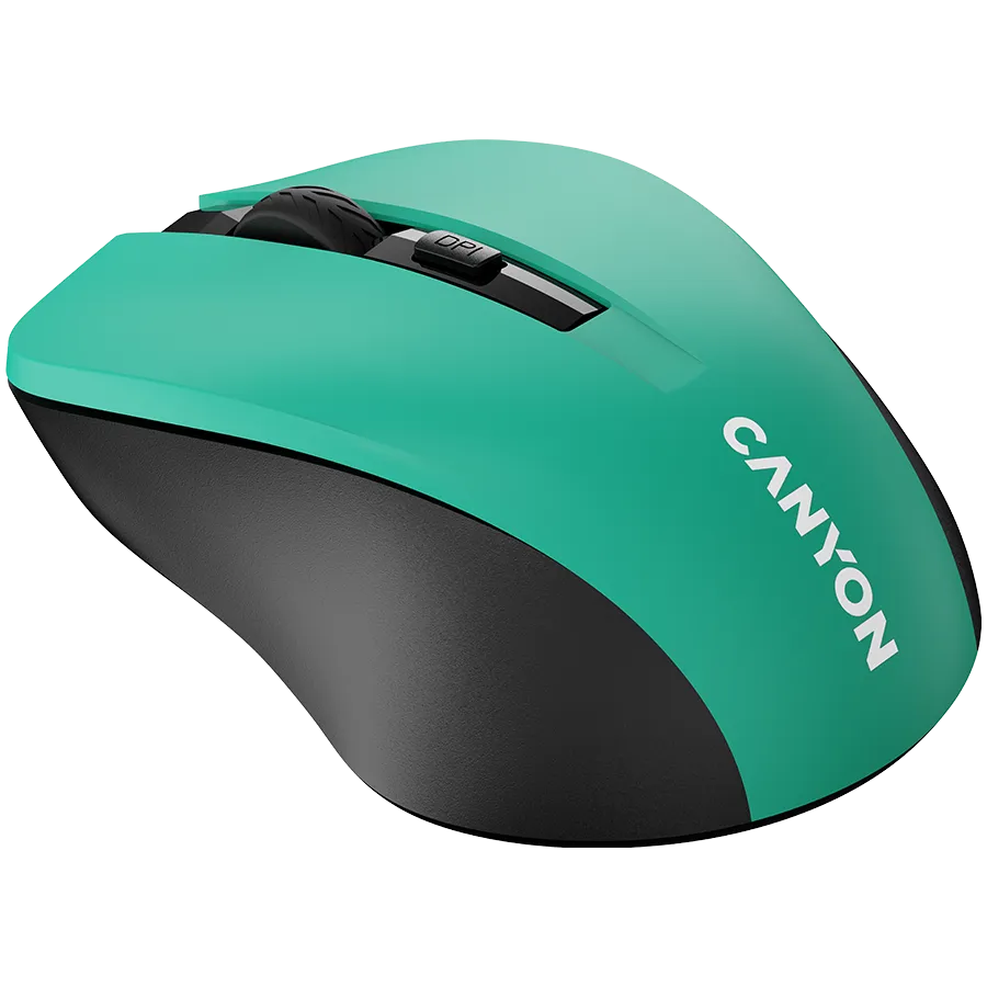 CANYON Mysz bezprzewodowa MW-1 Zielona thumbnail 2