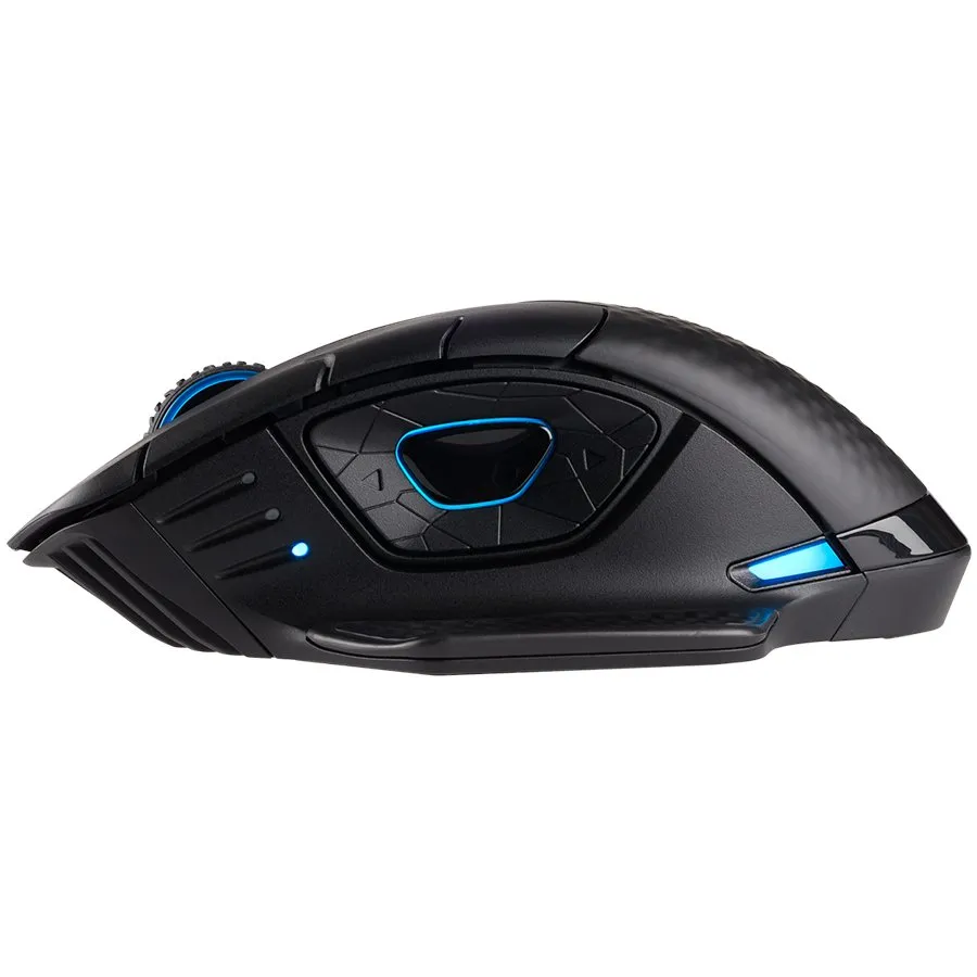 CORSAIR DARK CORE RGB PRO, Wireless FPS/MOBA with SLIPSTREAM, Black, Backlit RGB LED, 18000 DPI, Optical thumbnail 2
