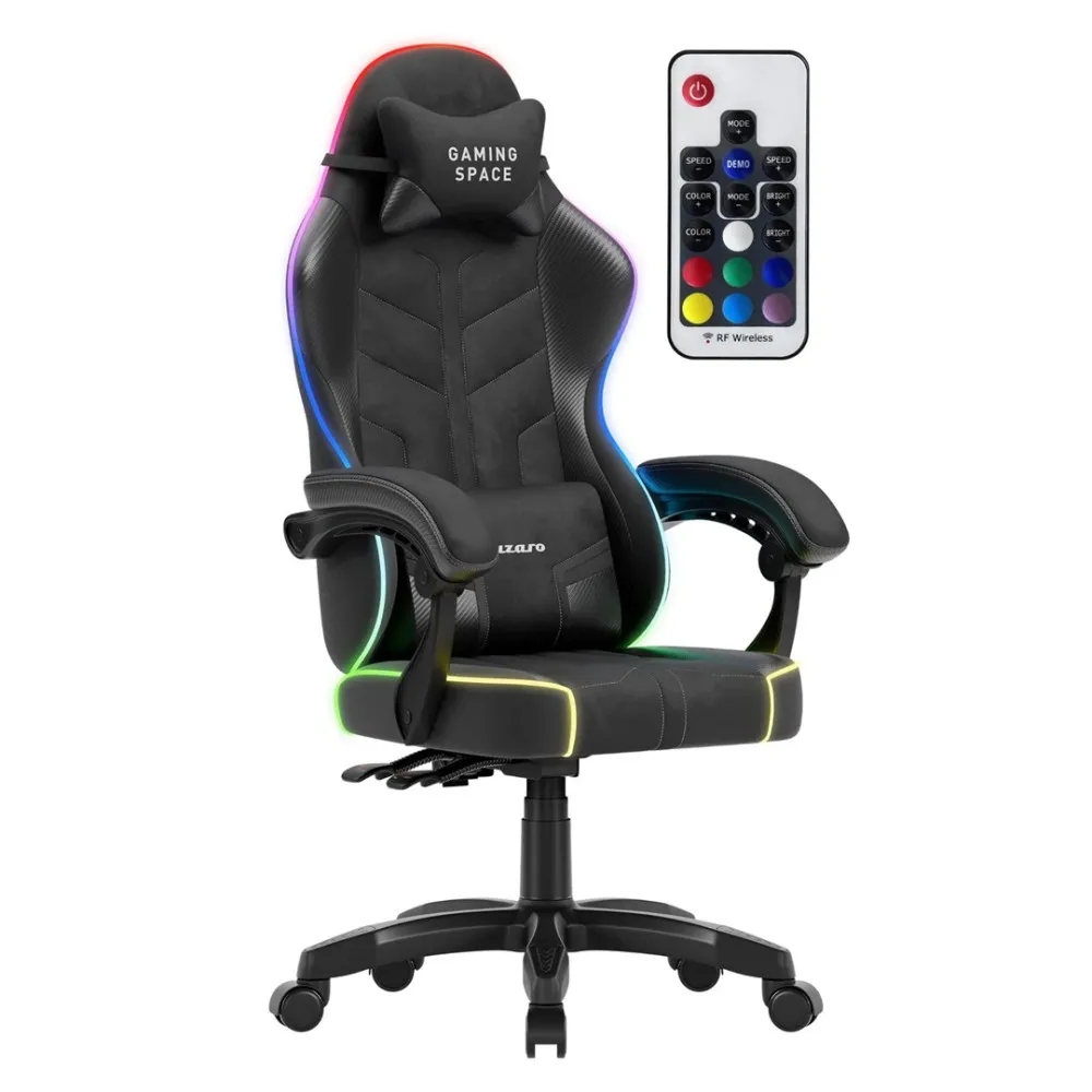 Fotel gamingowy Huzaro Force 2.7 RGB Black thumbnail 2