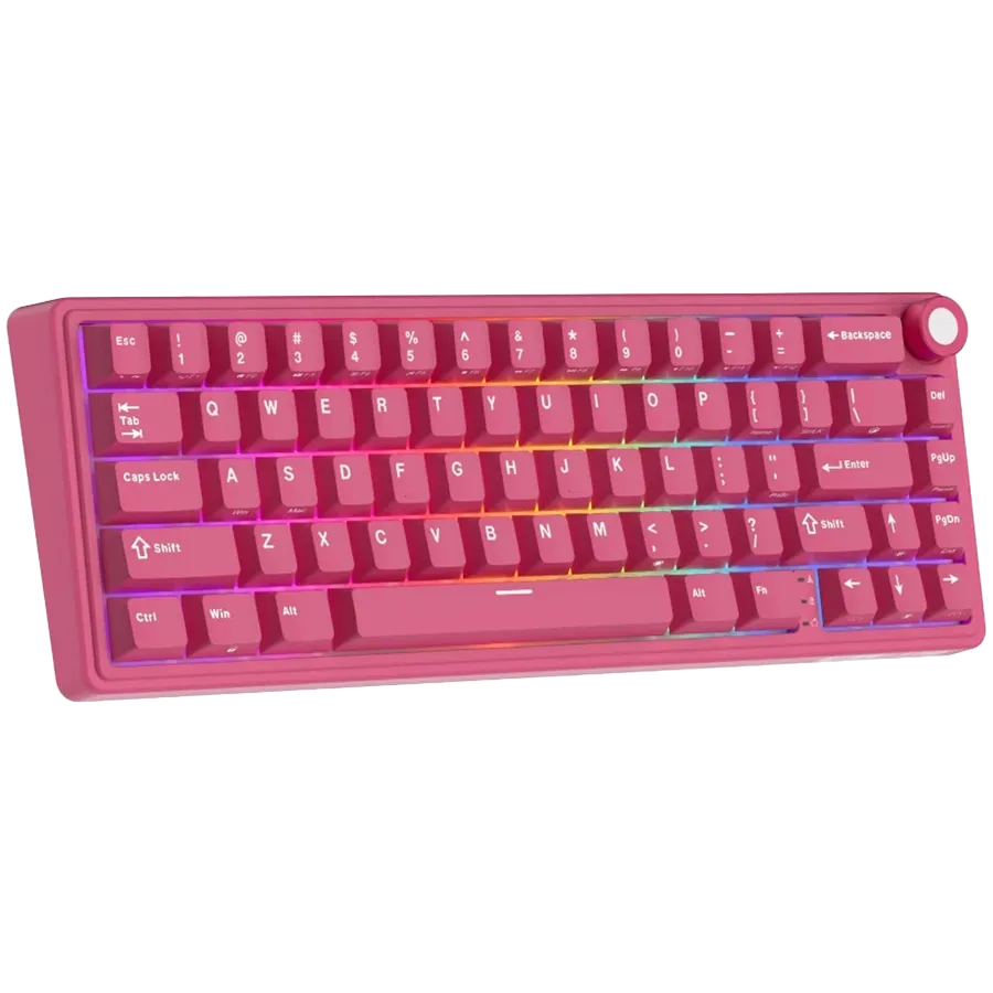 ROYAL KLUDGE R65 Berry Red Gaming Keyboard Beige Switch thumbnail 3