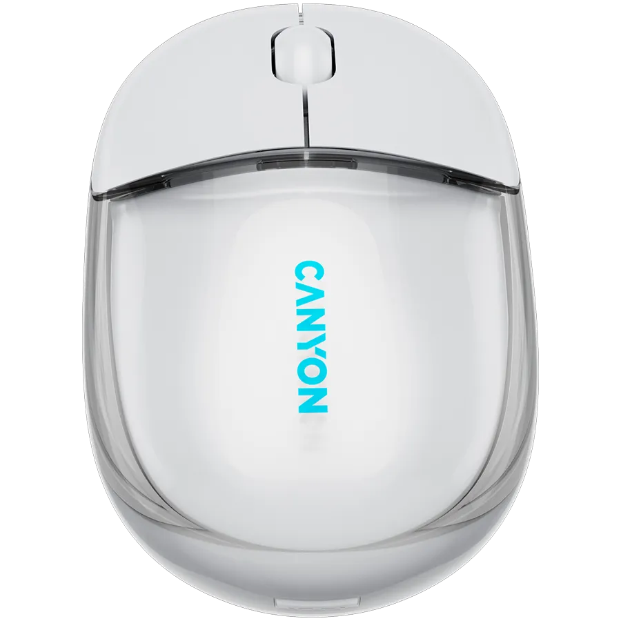 CANYON mouse OnClick 24 BT/ Wireless Transparent/White thumbnail 2