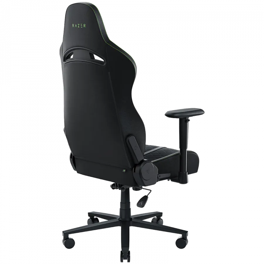 Razer Enki X, Gaming Chair, Dual-Textured Synthetic Leather, 2D Armrests, Class 4 Gas Lift, Optimized Cushion Density, Built-in Lumbar Arch, Adjustable 152° Recline, Recommended Weight < 130 kg thumbnail 2