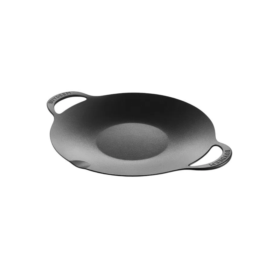 BUYDEEM Aluminiowa taca do grilowania i smażenia 36 cm, CP101, Black thumbnail 2
