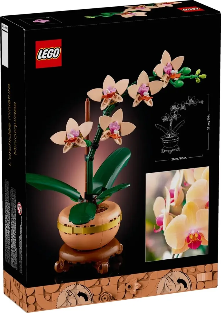 LEGO Botanical Collection 10343 - Mała orchidea thumbnail 2