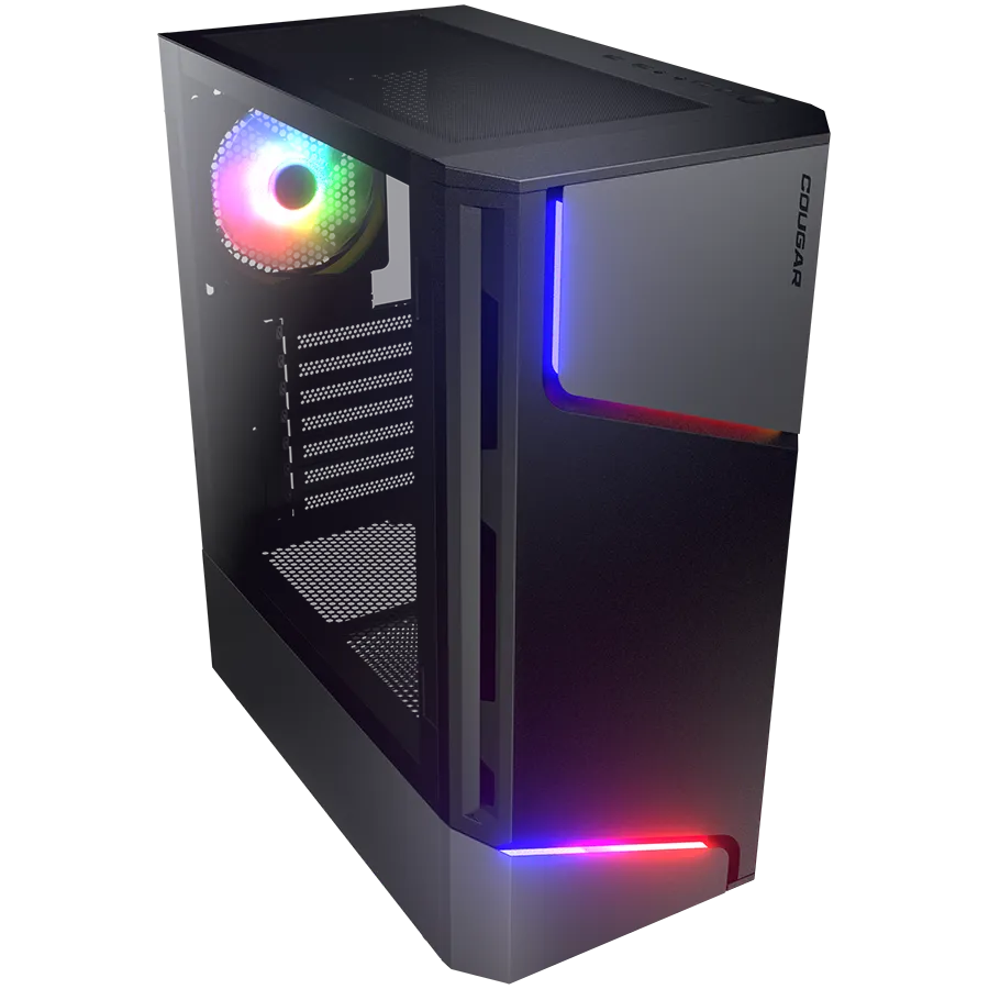 COUGAR Obudowa MX360 RGB, Midi Tower, Czarna thumbnail 2