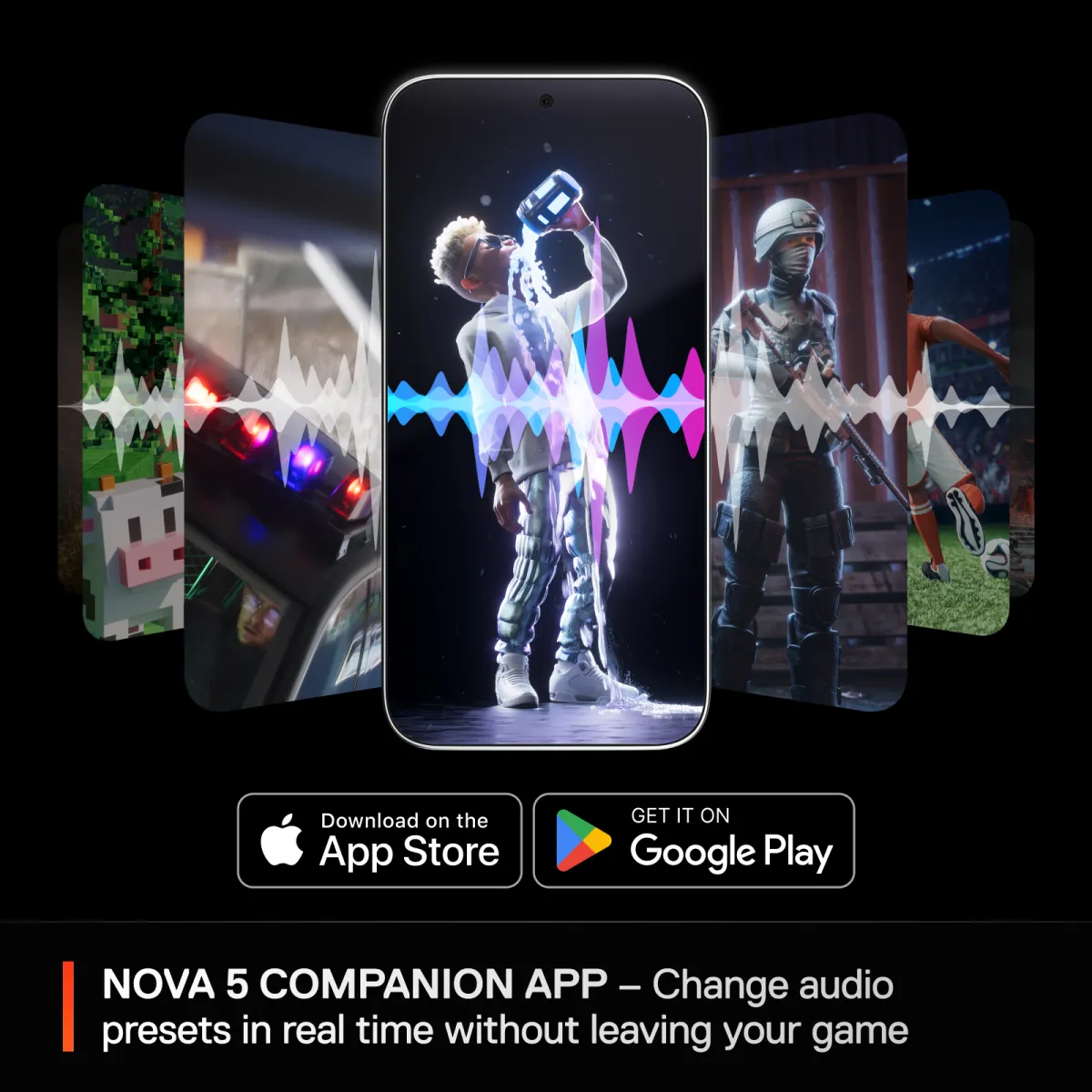Słuchawki bezprzewodowe SteelSeries Arctis Nova 5 White thumbnail 3