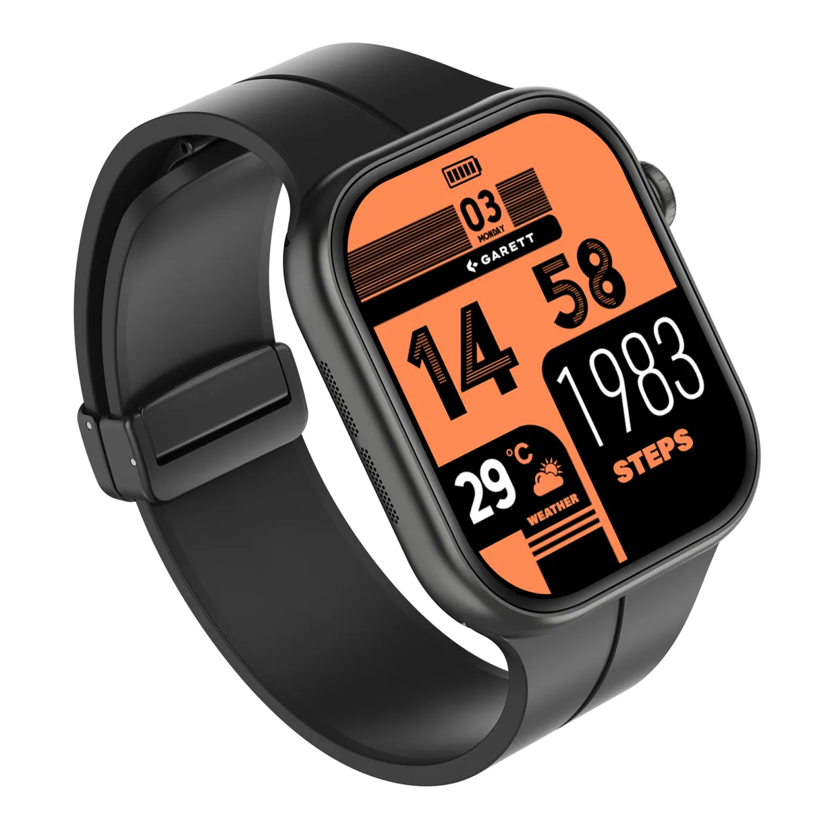 Smartwatch Garett Next AI 4G czarny thumbnail 2