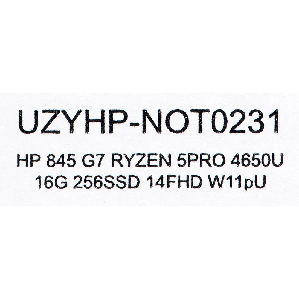Laptop HP 845 G7 RYZEN5PRO 4650U 16G 256SSD 14FHD W11p qw thumbnail 2