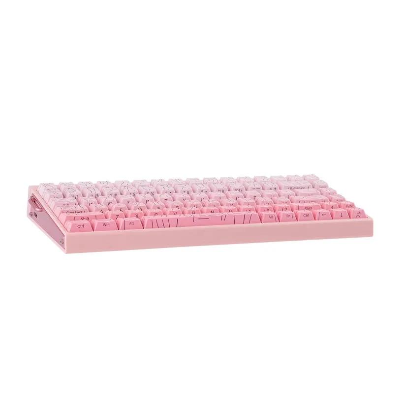 Klawiatura gasket HERO84 HE PINK+Gradient+Contour Dragon King switch RGB AULA thumbnail 3