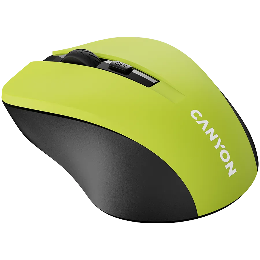 CANYON Mysz bezprzewodowa MW-1 Żółta thumbnail 2