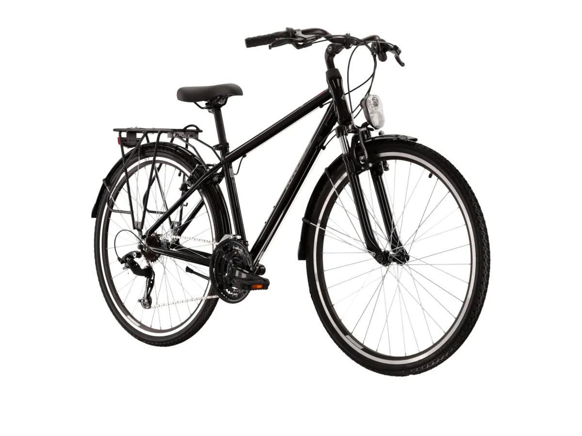 Rower trekkingowy KROSS Trans 1.0 Sr rozmiar L Czarny thumbnail 2