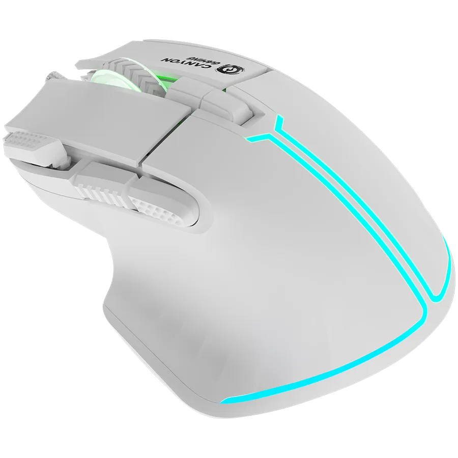 CANYON Mysz gamingowa Fortnax GM-636 RGB 9 Przyc. Przew. Biała thumbnail 2