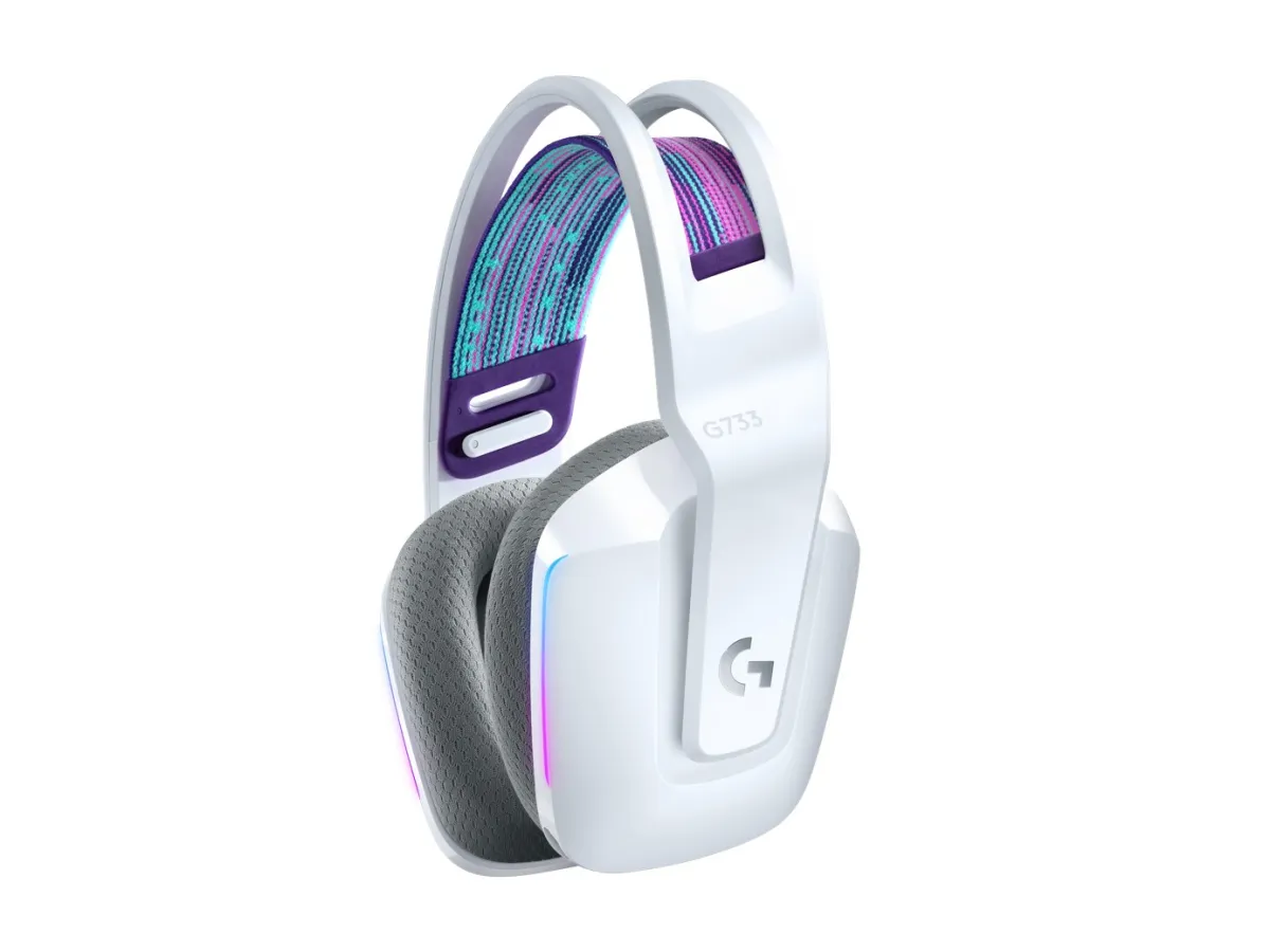 Słuchawki Logitech G733 Lightspeed Białe thumbnail 2