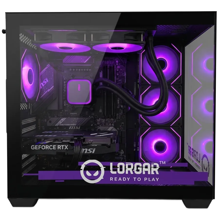 LORGAR Komputer Gamingowy Advanced A201, Czarny thumbnail 2