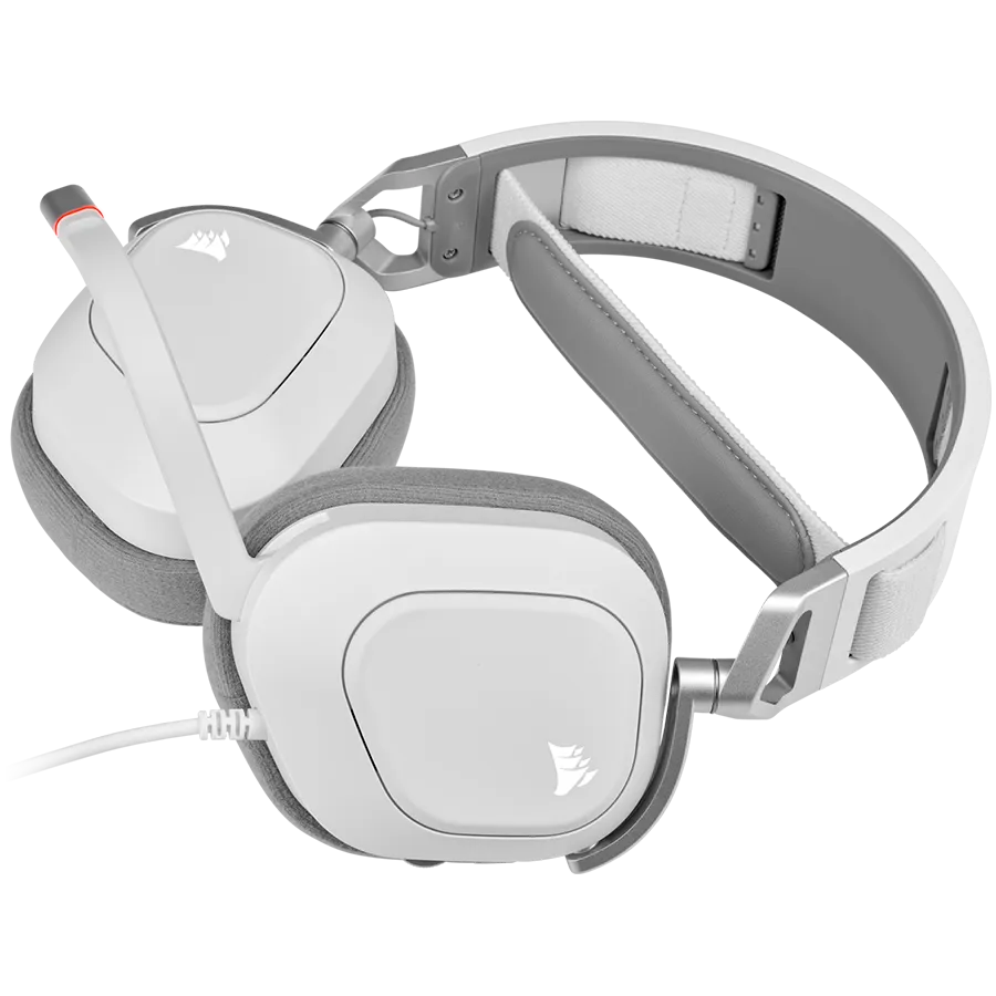 CORSAIR HS80 RGB USB Headset, White - EU thumbnail 3