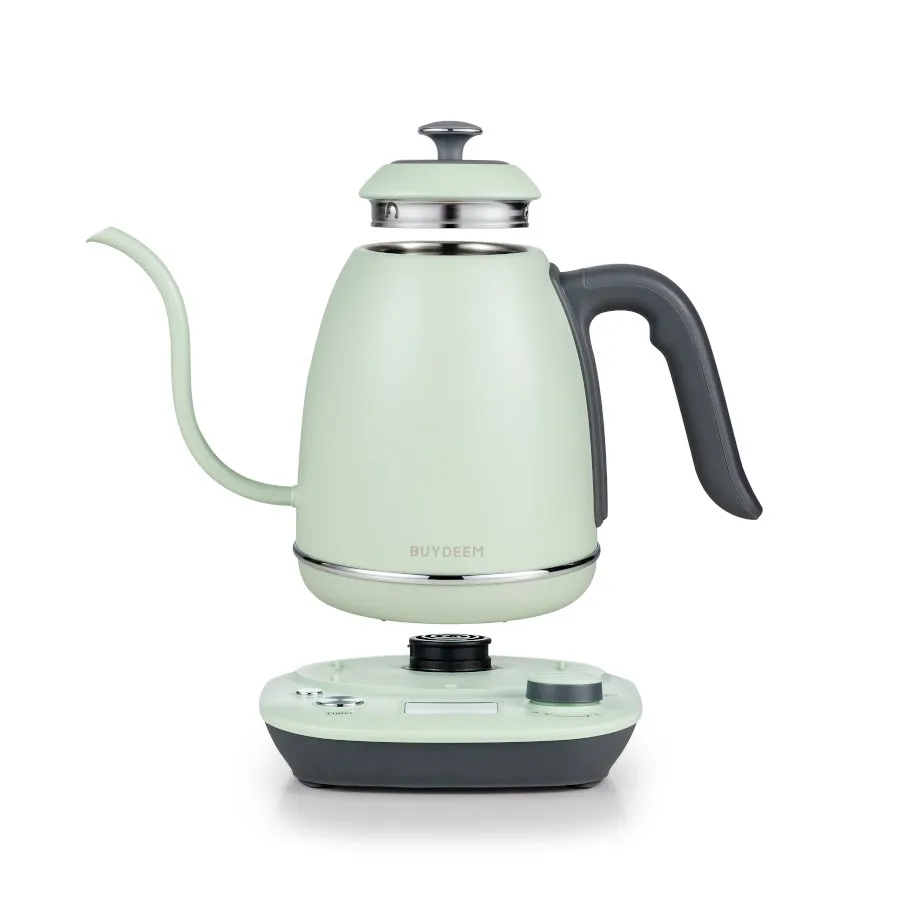 BUYDEEM Czajnik Elektryczny typu Gooseneck "Gęsia szyjka" z regulacją temperatury, model K821, kolor Cozy Greenish, EU thumbnail 2